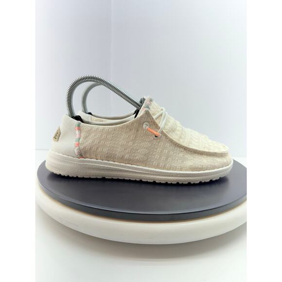 Hey Dude Wendy Boho Womens Size 7 Embroidery Dust Rose Lightweight Slip On Shoes - Picture 4 of 11